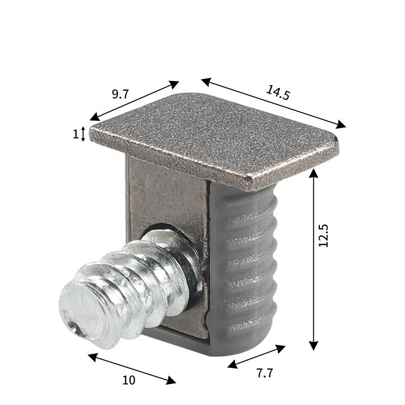 Minimalist Gun Plate Support Bracket Furniture Invisible Connector Removable Furniture Hidden Connector