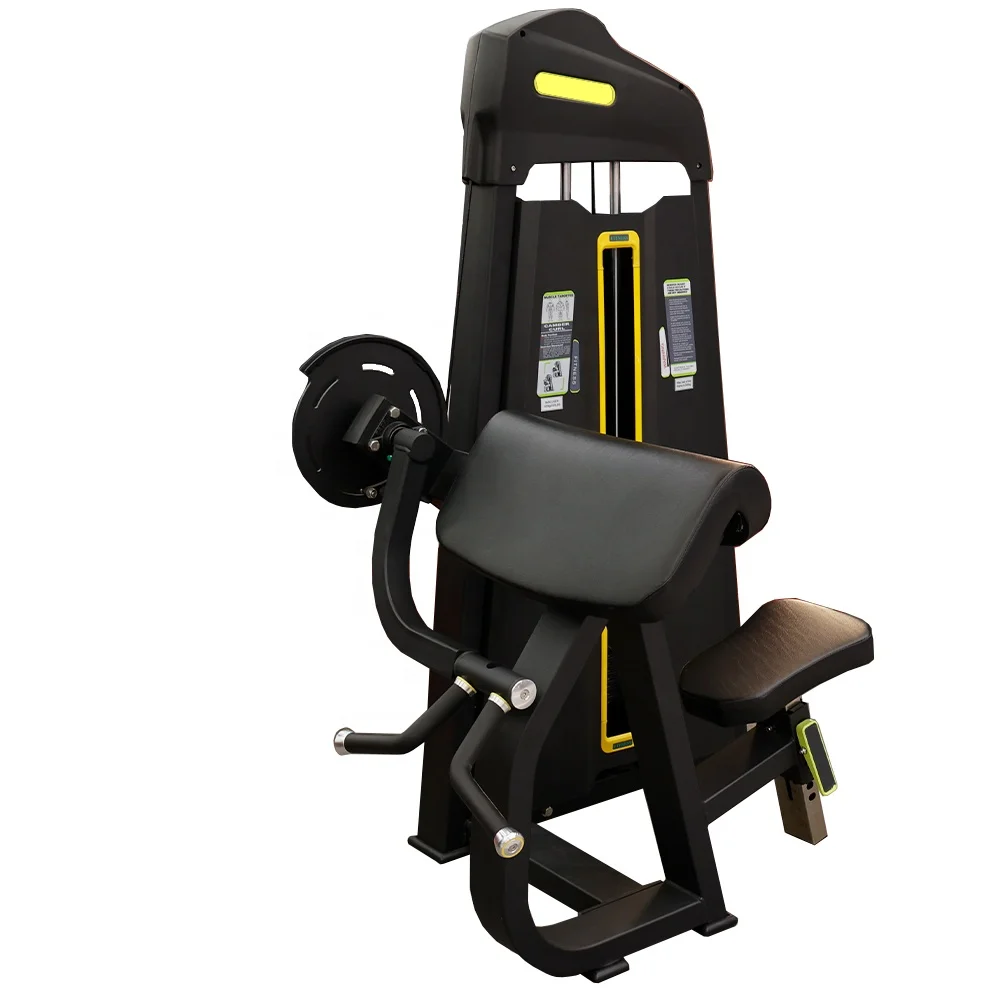 gym club fitness equipment bicep curl bench commercial gym equipment steel biceps curl machine