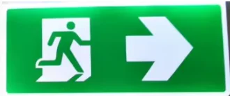 Exit Sign Battery Powered Emergency Exit Lights Combo Exit Sign With Battery Backup