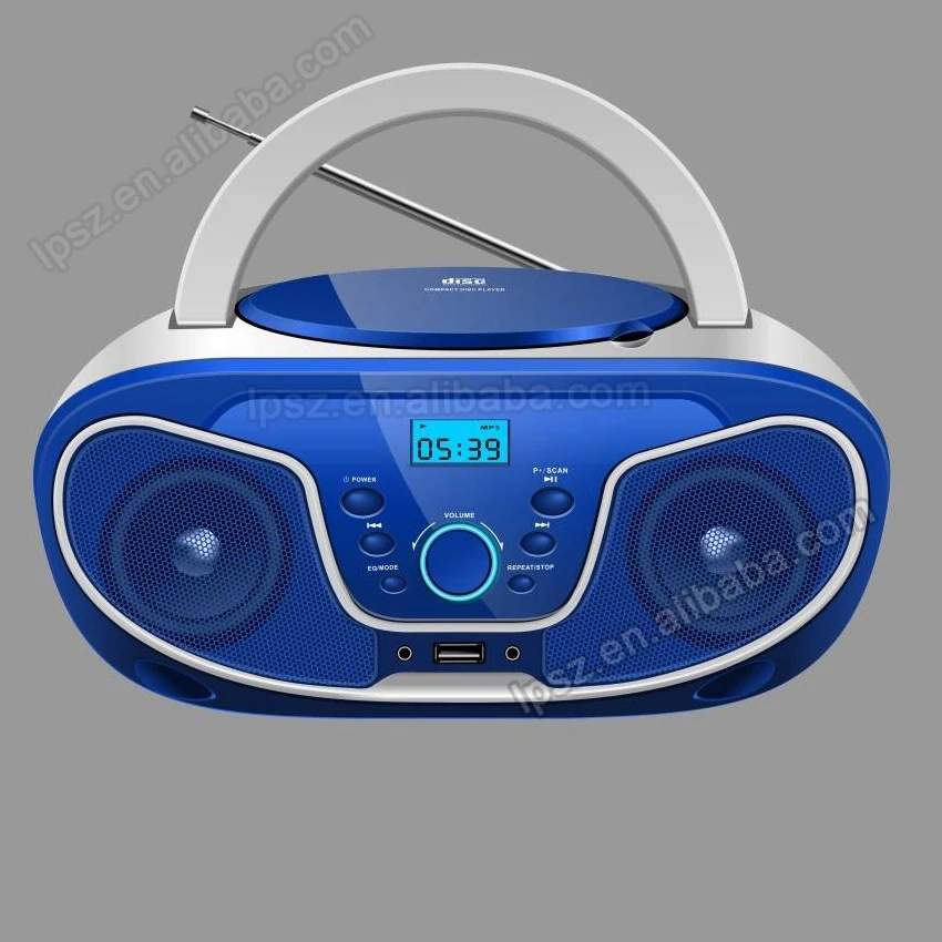  Портативный CD-радиоплеер LP-D02 bluetooth с двухсторонним динамиком USB MP3