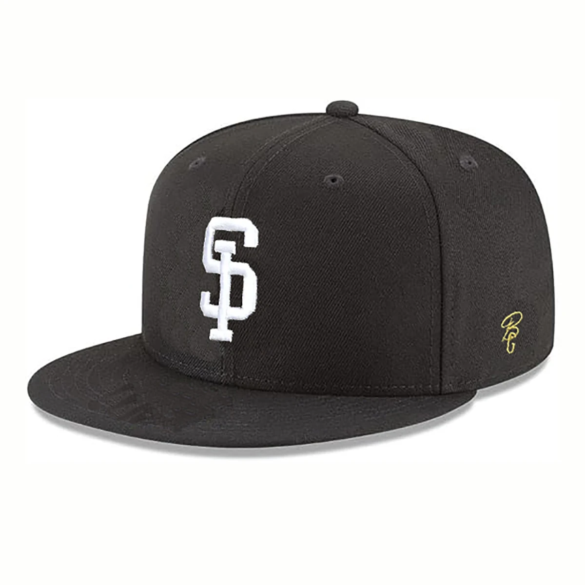 custom 3D embroidered logo Los Angeles new york adult new mens flat brim bill fifty snapback fitted gorras caps hats for men man