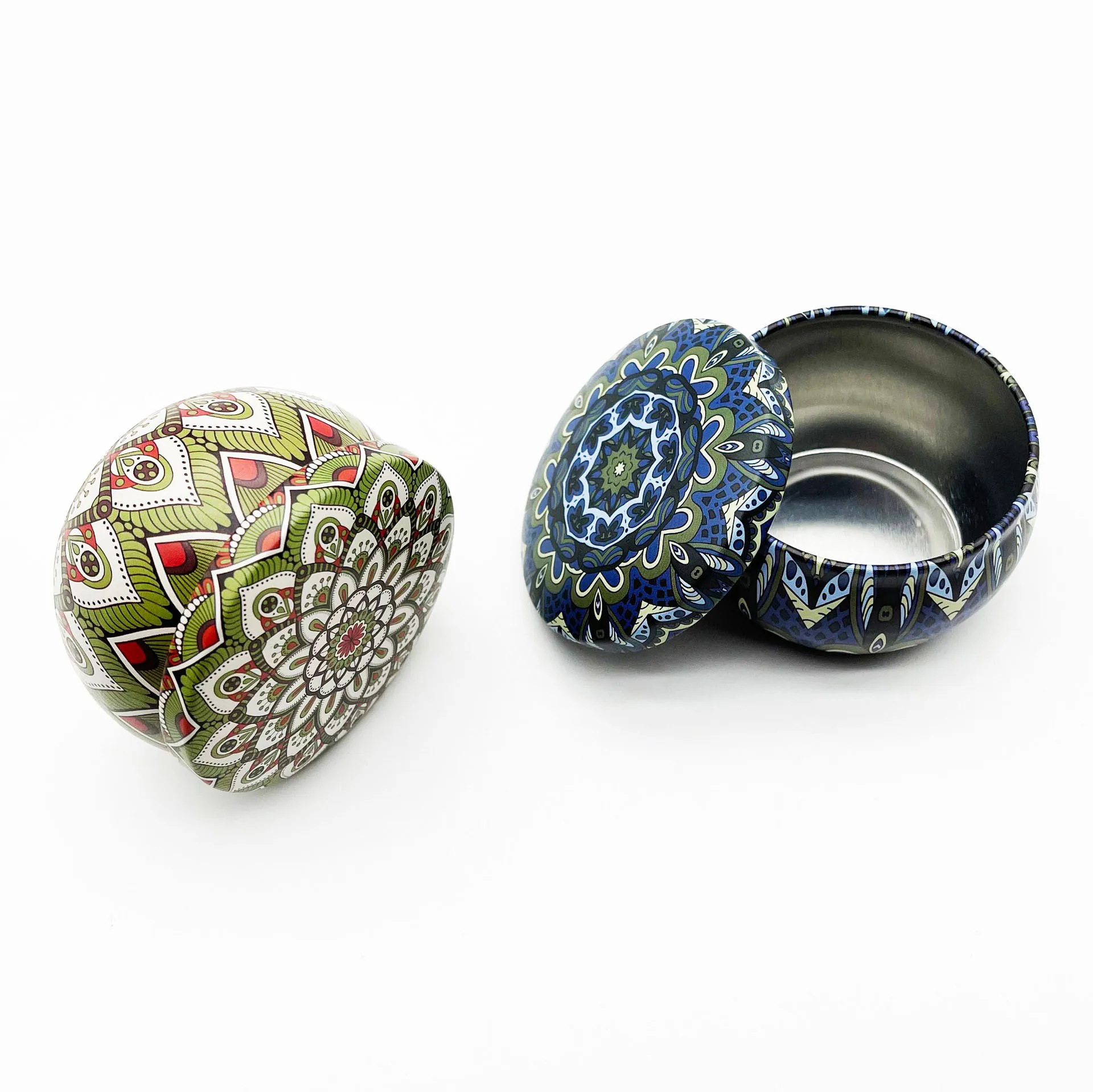 70ml 2.5oz 62*42mm 70*50mm 3.5oz takeout tin round smell proof food tea coffee spice candle container