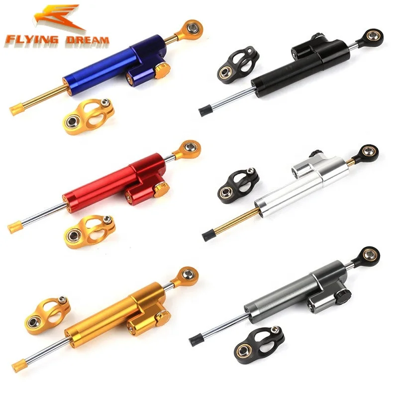 
Pitbike motorcycle modified parts Titanium ruler steering damper 