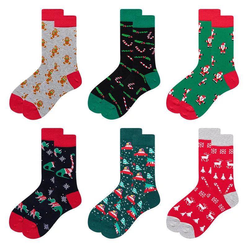  amazon hot selling wholesale warm christmas socks decoration clothing