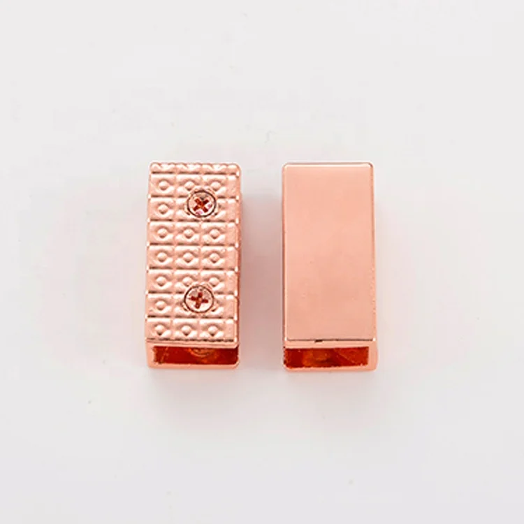 Good quality zinc Alloy Metal zipper ends 10 mm Zipper end clips with screws zip end zipper stop