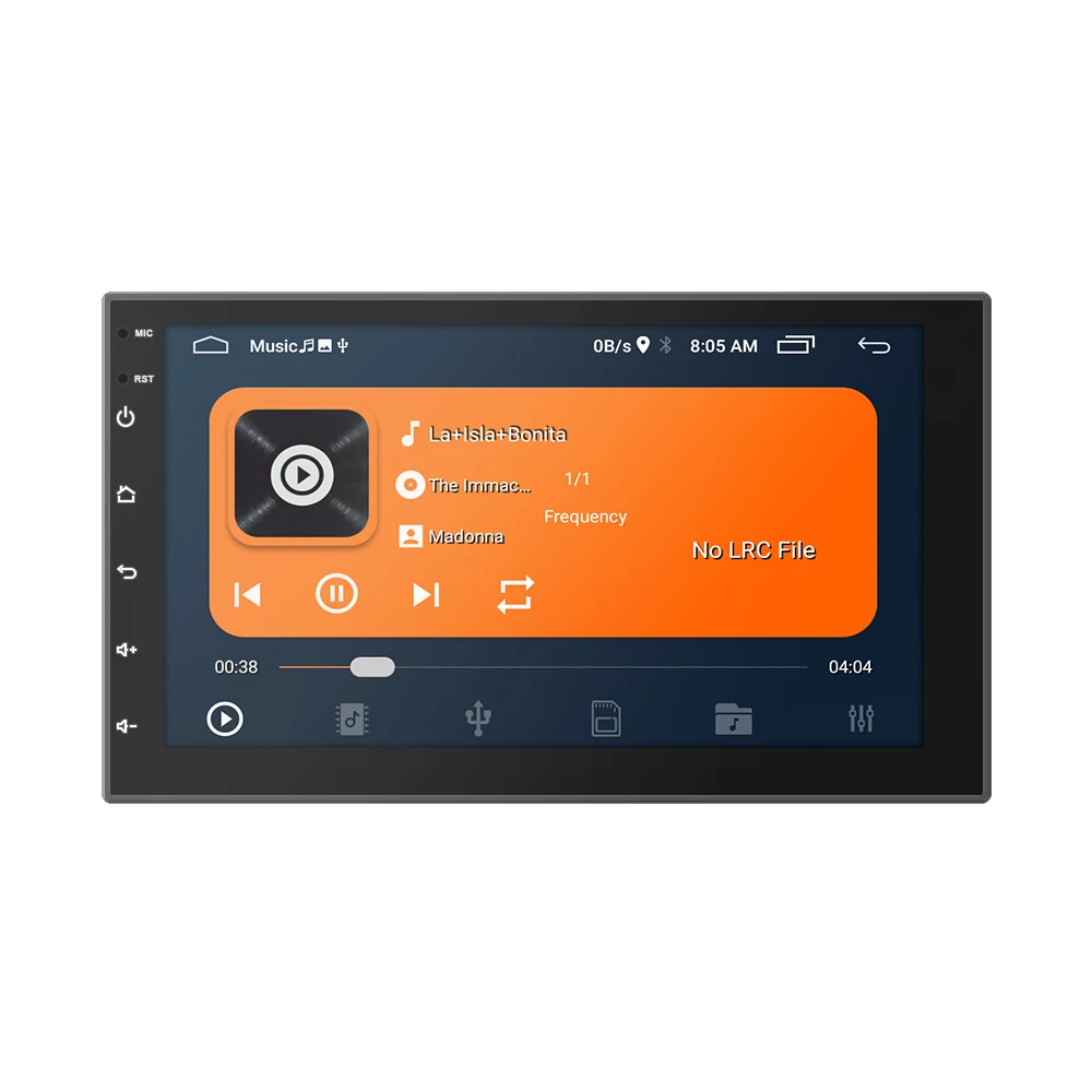  7 дюймов двойной Din Android 8 1 Радио Стерео Mp3 Mp4 плеер GPS навигации автомобиля