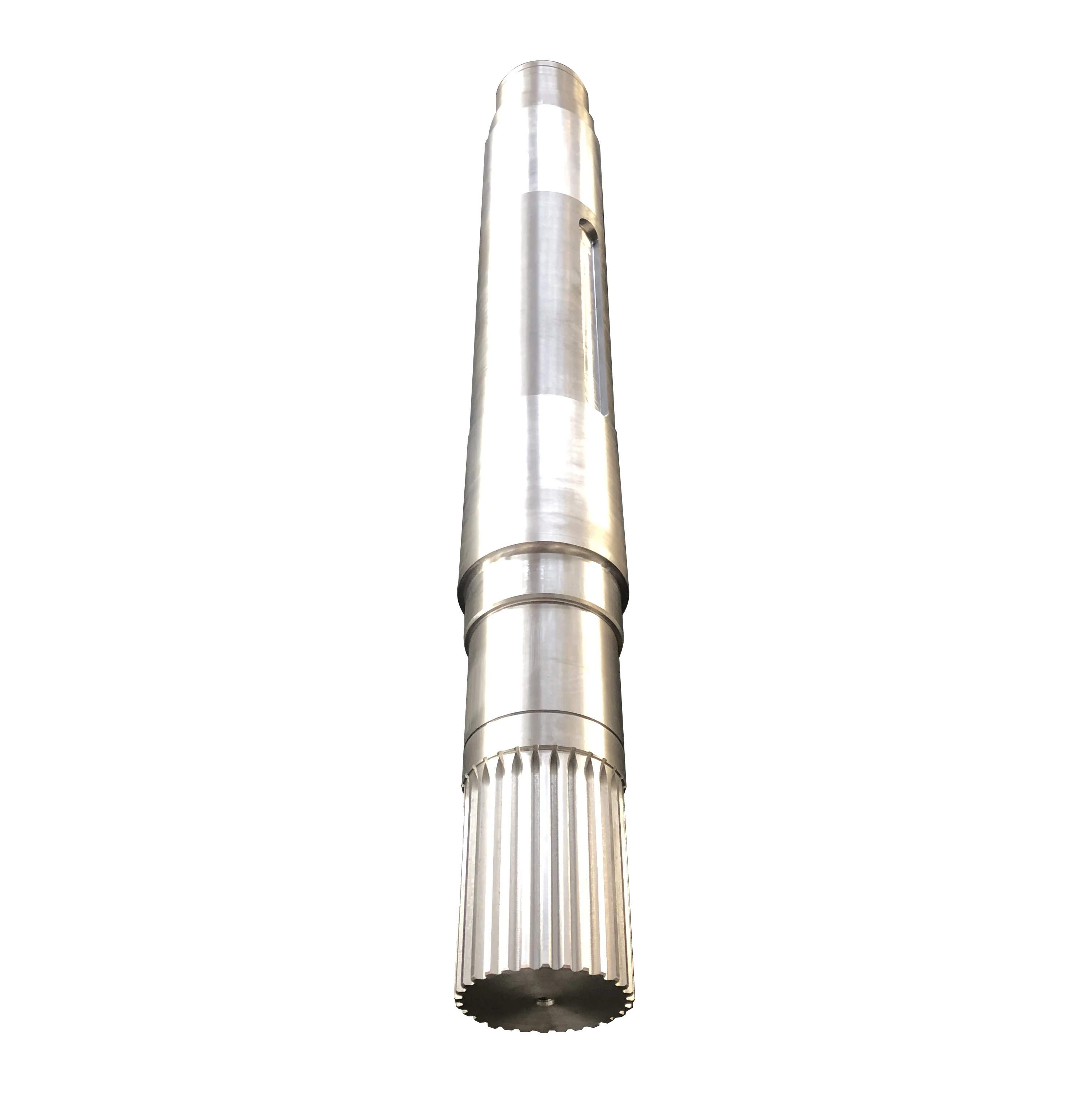 China Professional CNC Machining Custom Axle High Precision Gear Shafts Steel Spline Shaft