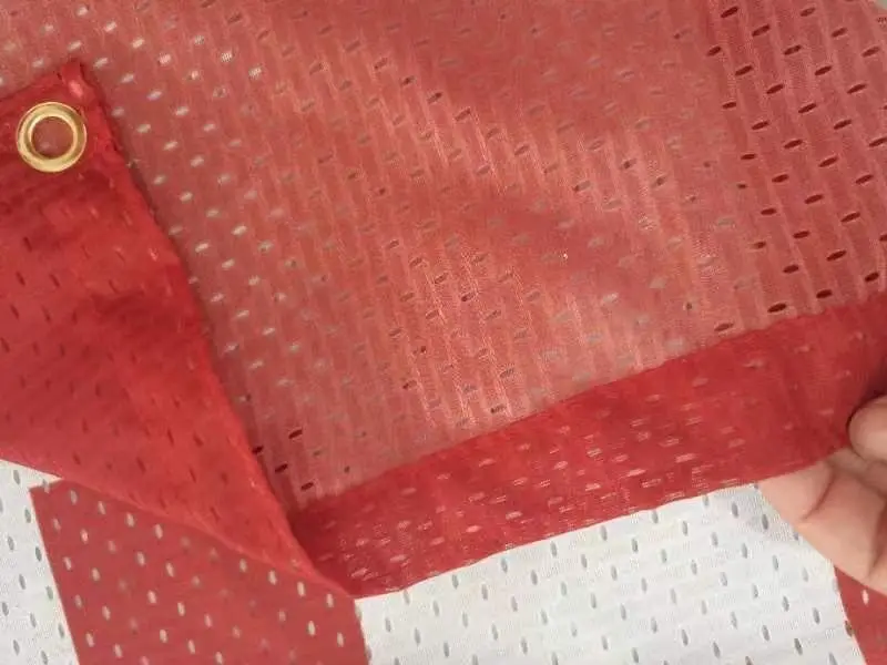 Outdoor Advertising Printing Flag Fabric Polyester Fence Mesh Banner