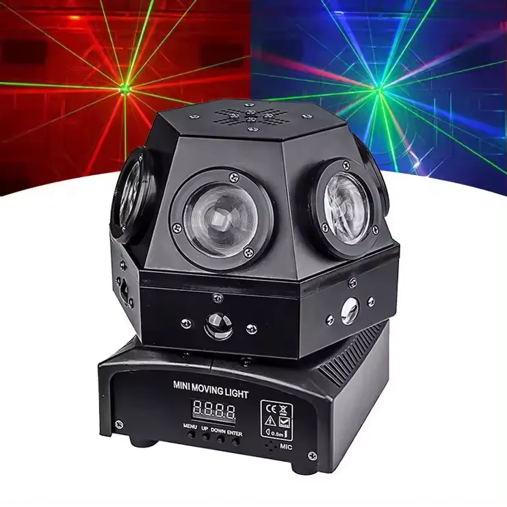 Новый красочный луч Rgbw 12 глаз гриб лазерный свет для вечеринки диско свадьба