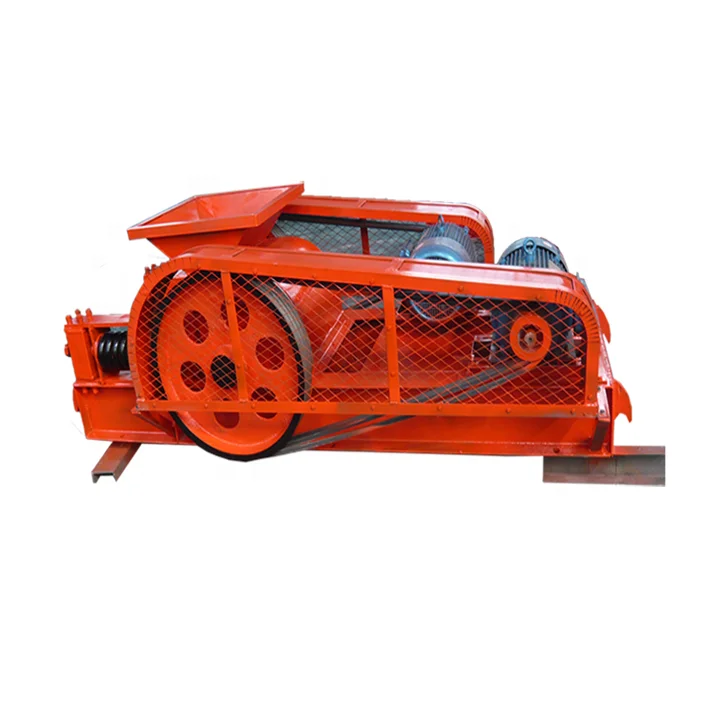 High efficiency small double roller clay stone crusher