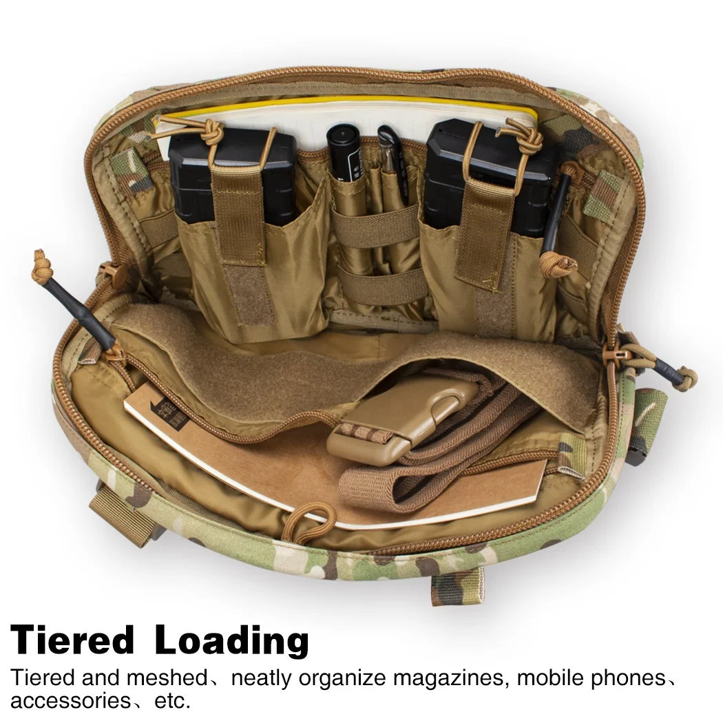 IDOGEAR 500D Нейлоновая Сумка Molle Recon Kit нагрудная сумка Боевая тактическая для мужчин