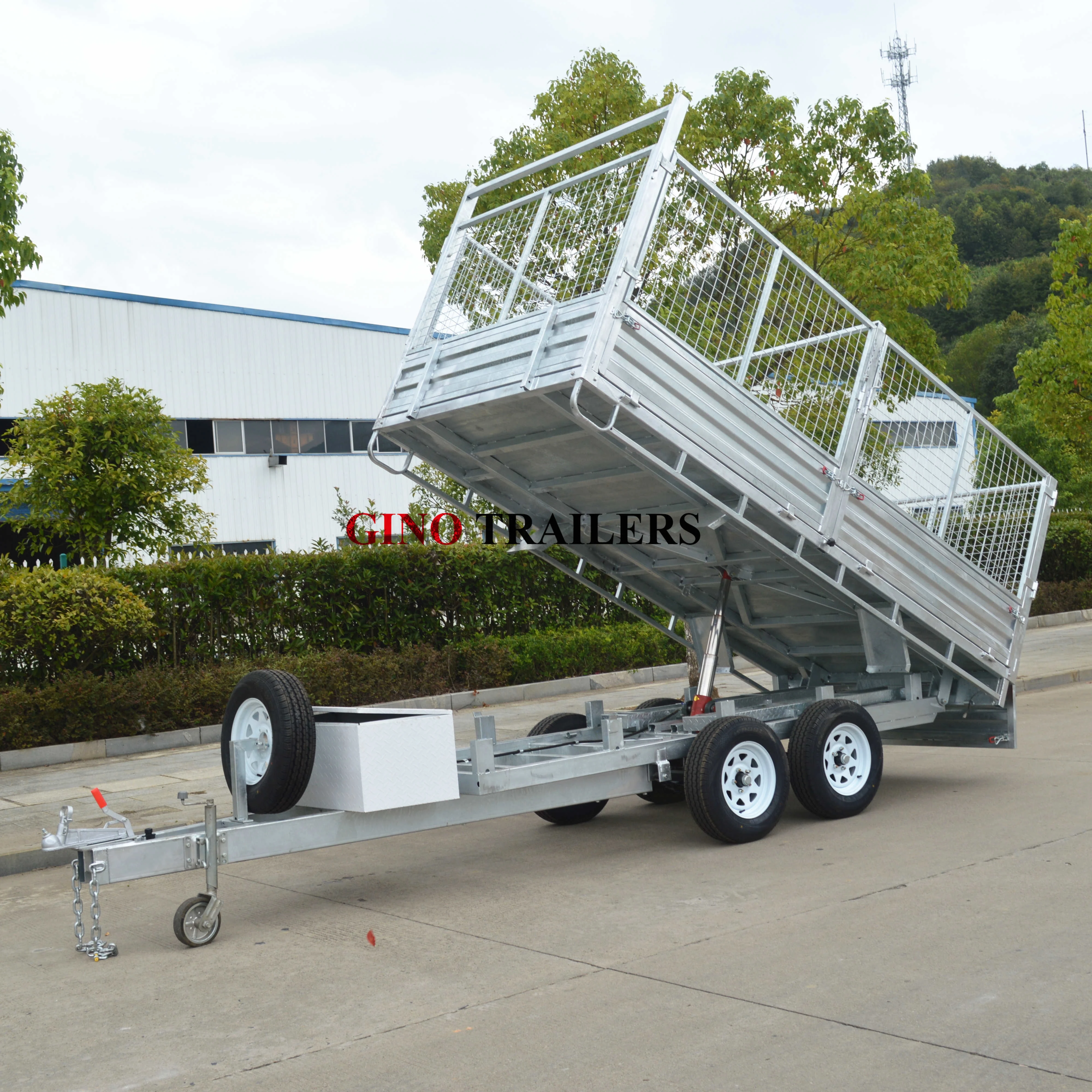 4 wheel utility trailer made in china with best price