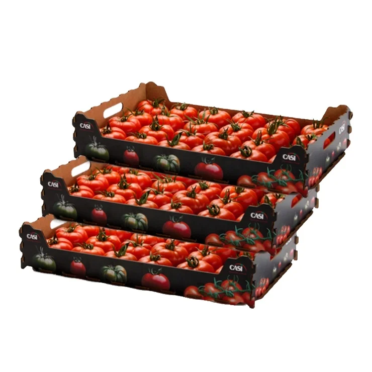 Гофрированная коробка для свежих овощей хорошего качества