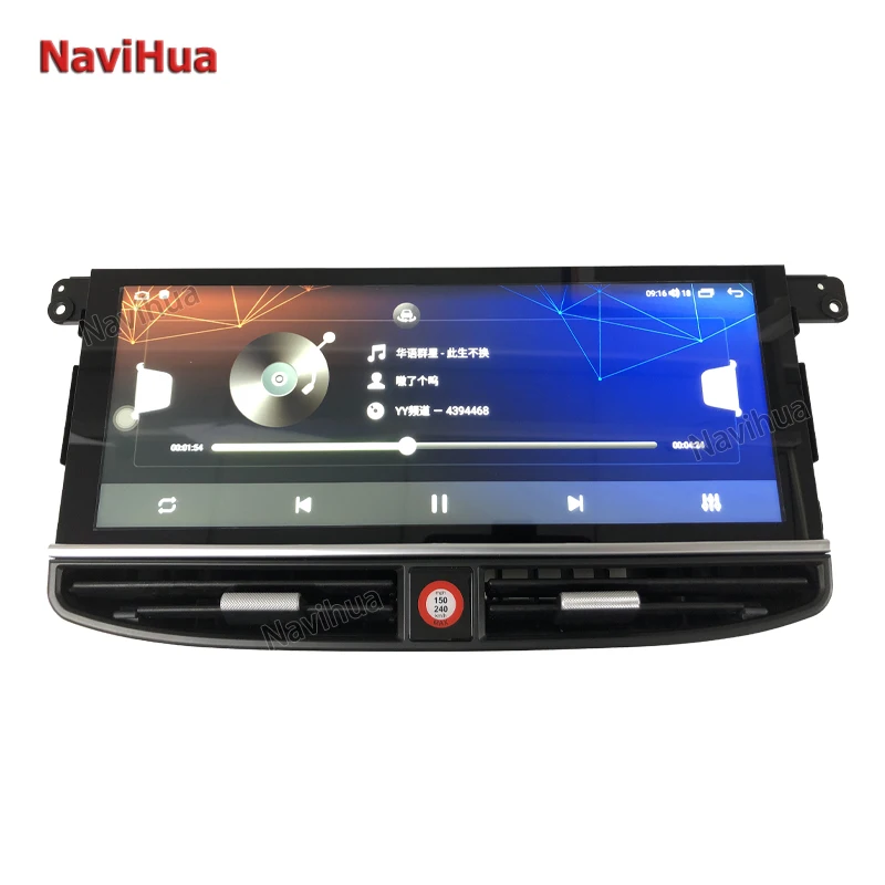 Navihua New Arrival  12.3 inch Large Screen Android Car Radio GPS Navigation Music Multimedia  For Porsche Panamera 2010-2016