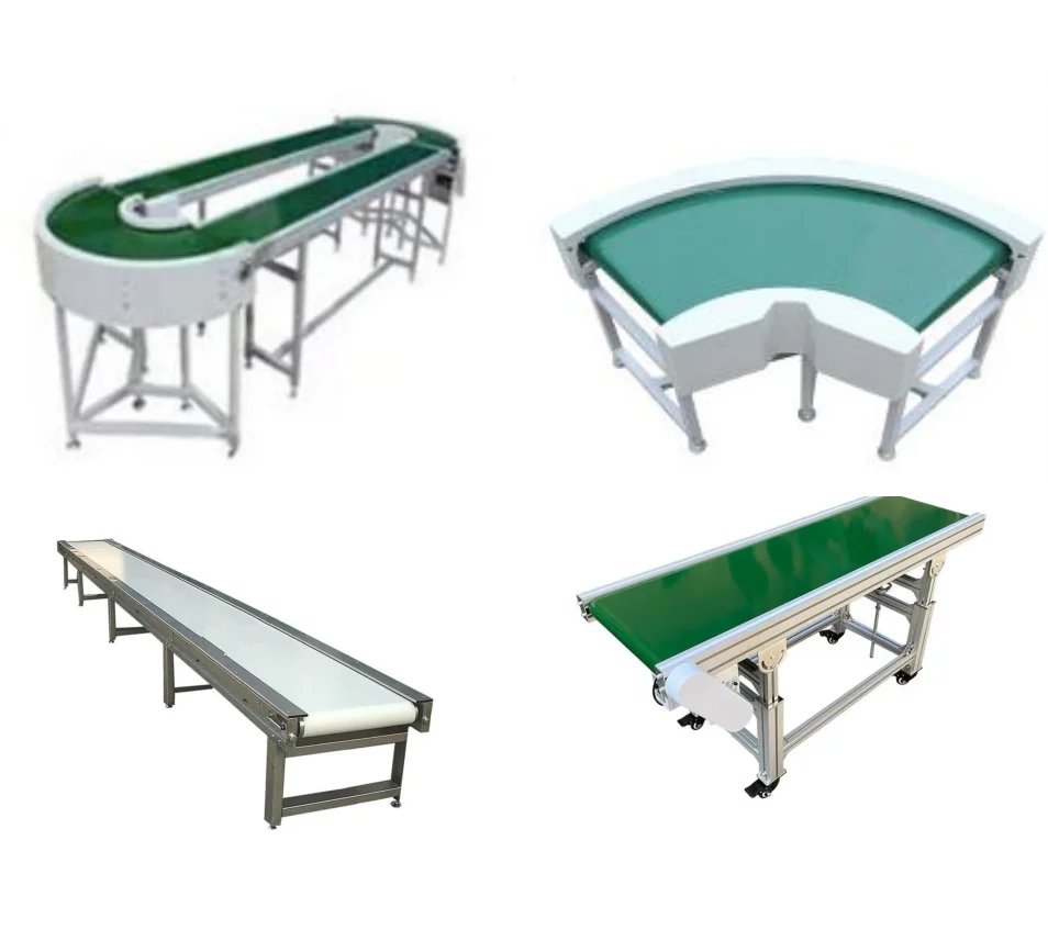 Belt machine Turning conveyors portable industri conveyor belt product line production Custom specifications assembly line