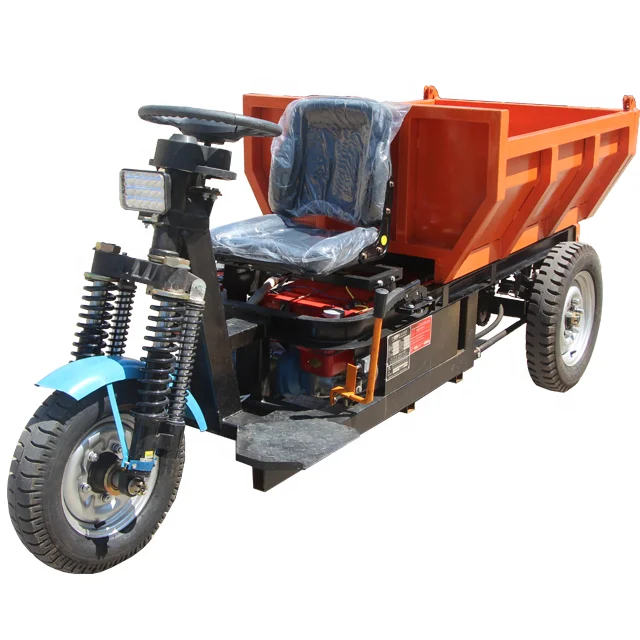 HuanSheng Mini Dumper Electric Mini Auto Rickshaw Underground Loader