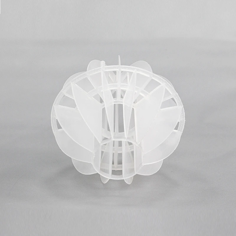 25-76mm Cpvc Rpp Pp Pvc Pe Plastic Polyhedral Hollow Ball For Purify Water