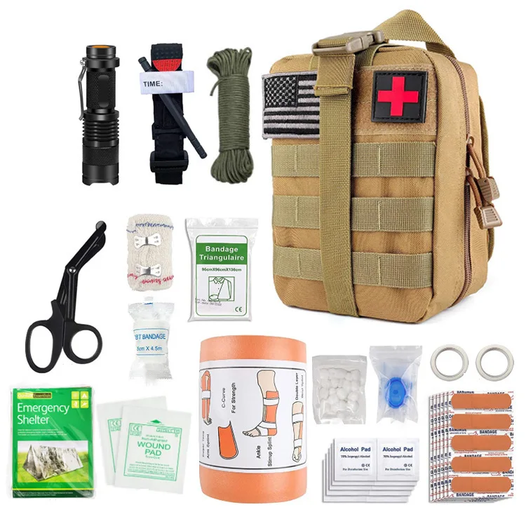 Wholesale Tactical Rip-Away Medical Bag Emergency Molle Pouch Doctor First Aid Kit Utility Ifak Medical Bag  mil sanitary kit