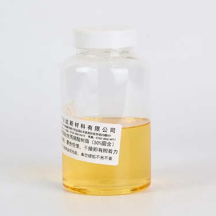 Factory Direct Sales 50% Purity Polyurethane Modified Acrylic Resin Suitable For Ink Road Marking Paint Acrylic Resin