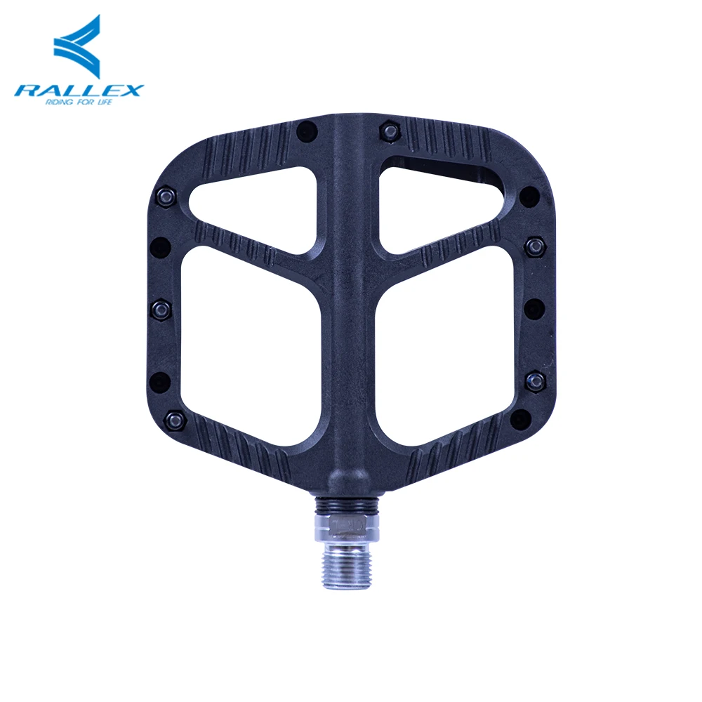 RALLEX Light bike pedal MTB BMX Bike Parts Simple design bicycle pedal CNC Nylon plastic Bicycle Pedal