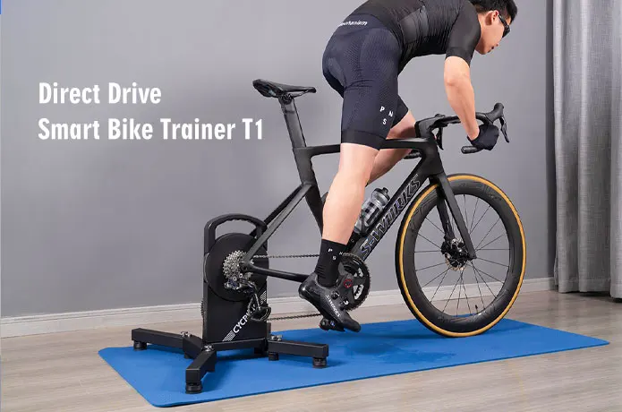 CYCPLUS T1 Foldable Cycle Trainer Smart Indoor Roller Bike Trainer Gym Equipment