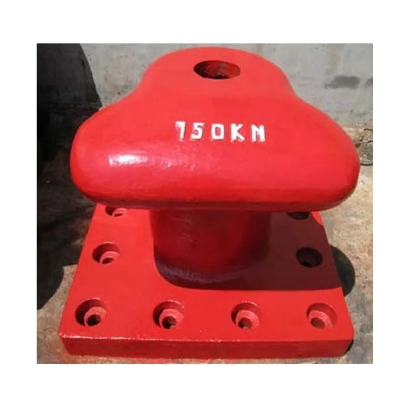 Customized Sand Casting Ductile Iron / Steel Marine Dock Bollard