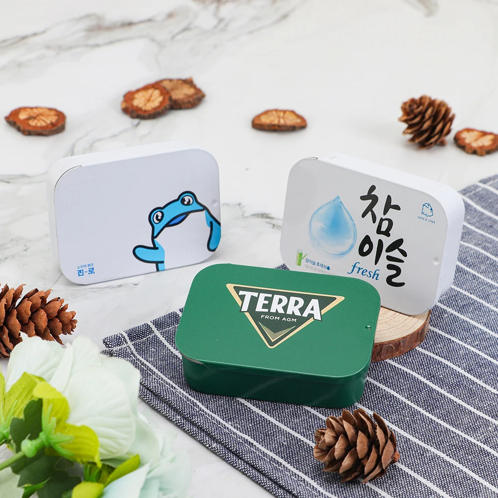 Hot sale Food Grade Rectangular Tin Boxs Mints