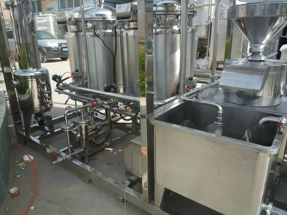 500 liter per hour soymilk machine almond milk machine soybean processing machinery