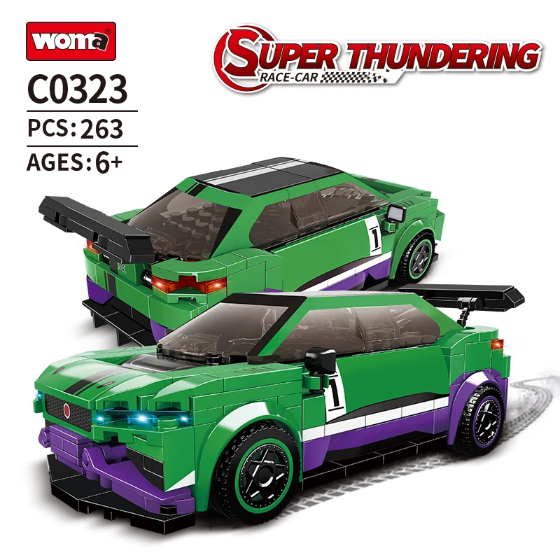 WOMA TOYS C0321 производитель Moc Block модель конструктор комплект автомобиль для сборки