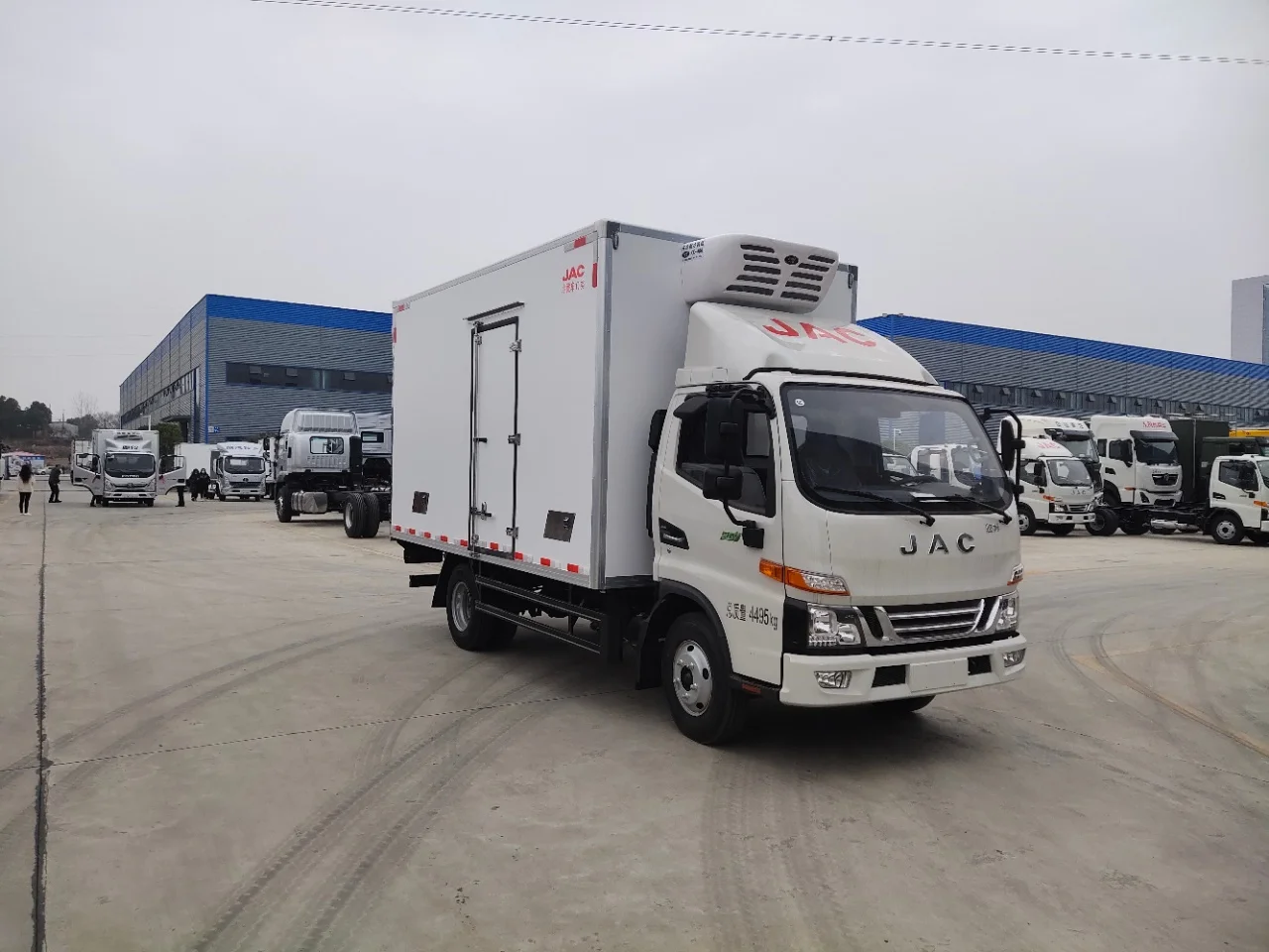 JAC V5 brand  refrigerated  box vehicle