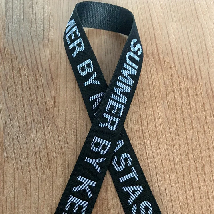 Custom Colorful Nylon Webbing Woven Jacquard Ribbon