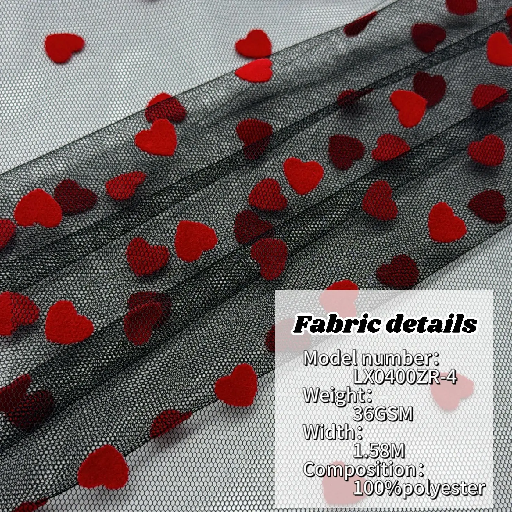 Прочная кружевная ткань из тюля 158 см