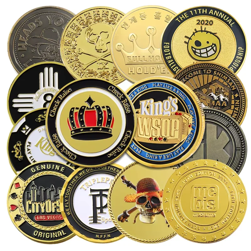 Personalized Custom Challenge Coin With Photo Text Coins Gifts for Women Men Commemorative Bulk Memorial