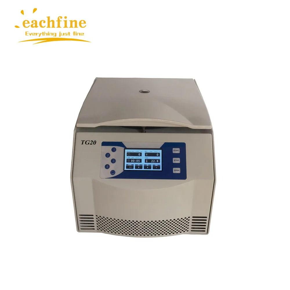 Table top LCD touch screen display high speed MAX 21000 rpm refrigerated centrifuge
