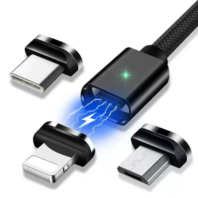 
USB Magnetic Charging Cable Fast Charging USB C Braided Cable 