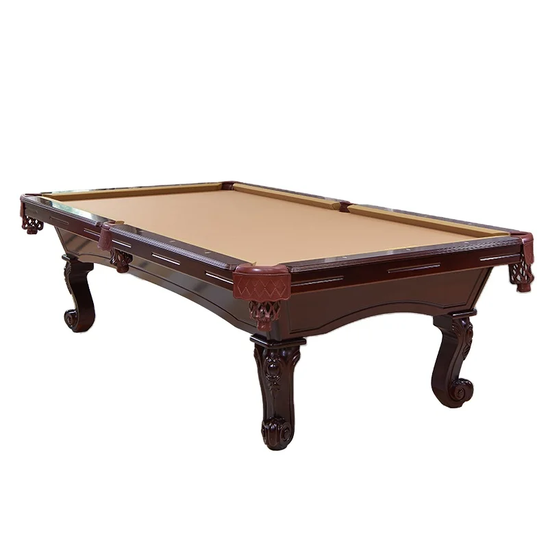 Classical Antique slate carving wooden United billiards pool table