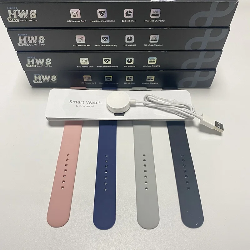 2022 The Latest Smart Watch HW8 Max Series 8 1.99 Inch Screen NFC Sport Fitness reloj inteligente  Watch 8 HW8MAX