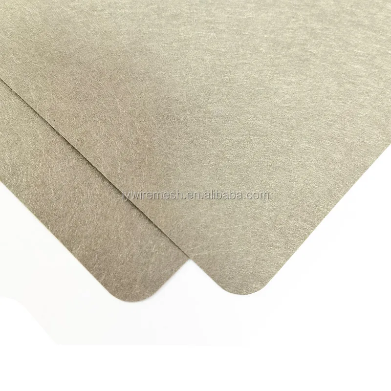 Pure Nickel/Titanium Sintered Metal Fiber Felt 0.25 mm Thickness Sheet