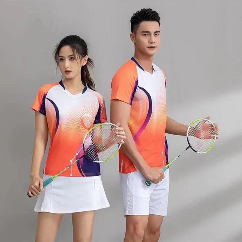 Мужская впитывающая влагу рубашка поло с коротким рукавом Pique Golf Badminton Tennis Jersey принтом униформа