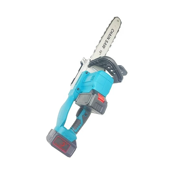 electric hand chain saw machine handheld electric circular saw 4 inch rechargeable electric chain saw for garden pruning.