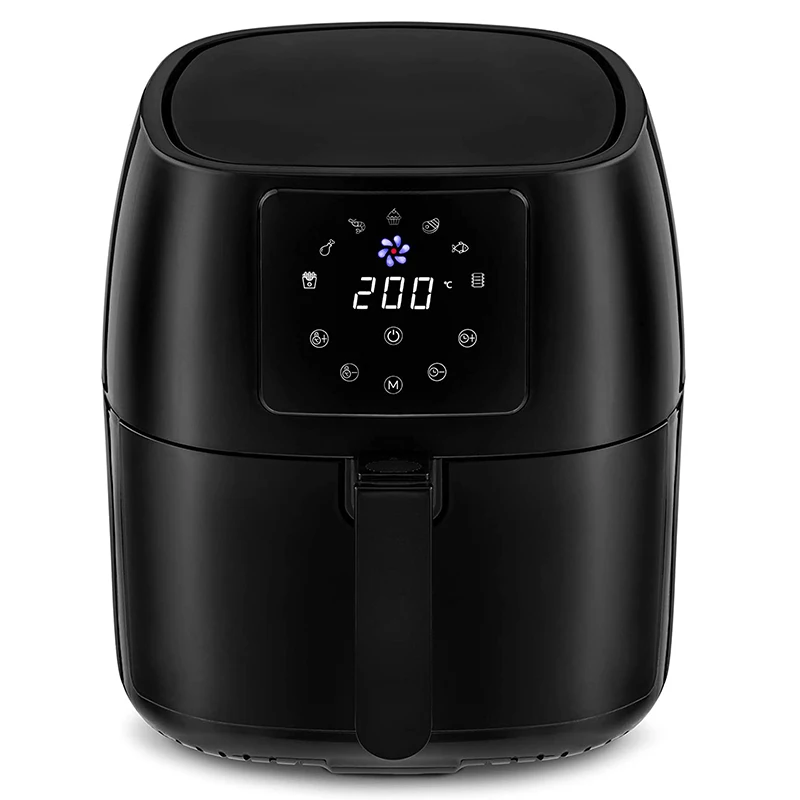 4.5L Fat-free fryer 1400W 8 programs smart air fryer digital Non-Stick Basket for kitchen Use New freidora de aire