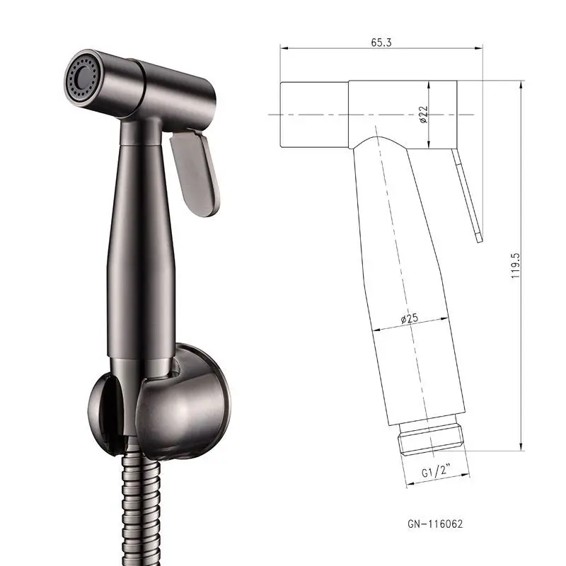 Morden Style Brass Shattaf Set In Toilet Douche Sprayer Shattaf Muslim  Bidet Spray Toilet