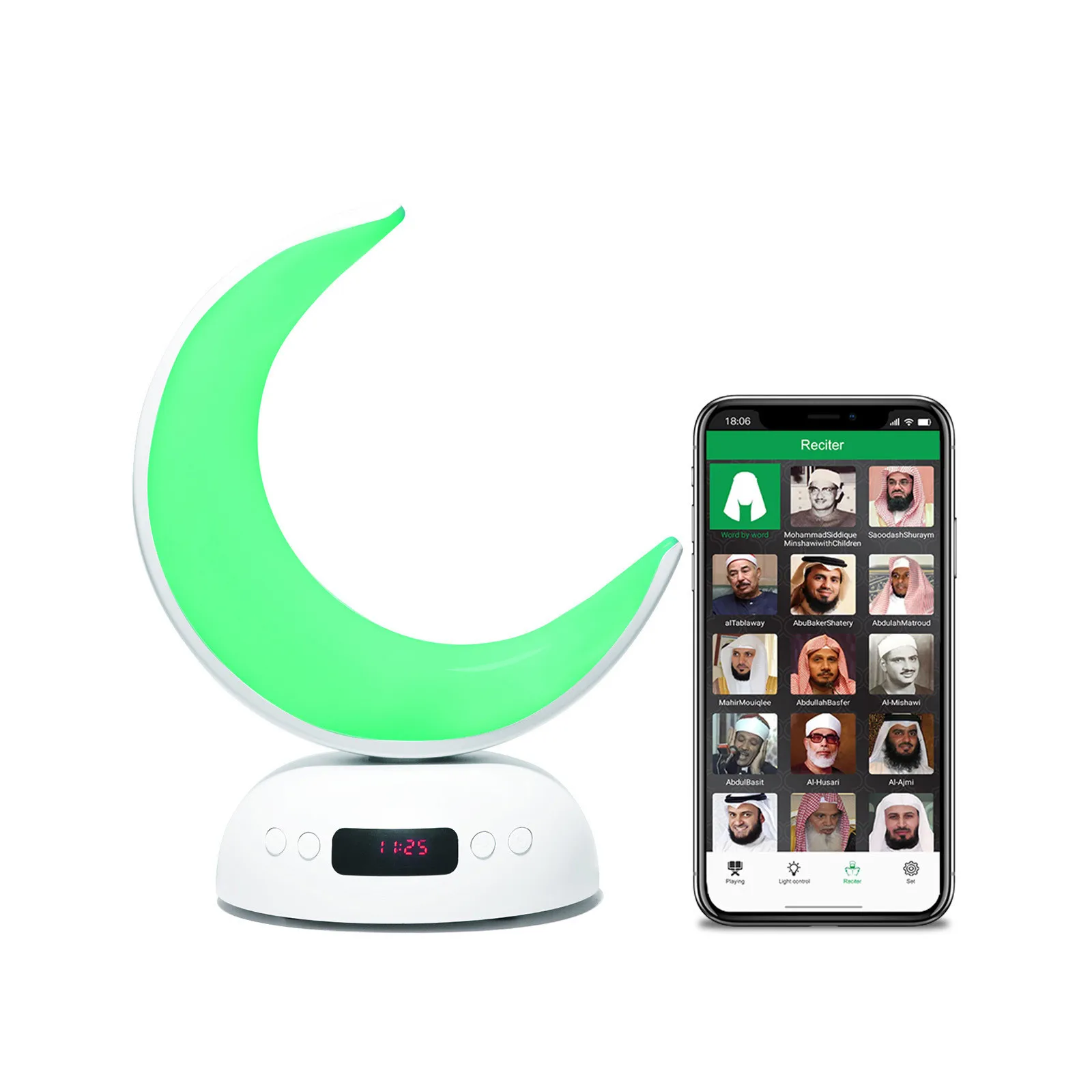 Bluetooth-Колонка quran с часовой лампой профессиональный беспроводной динамик трансмиттером