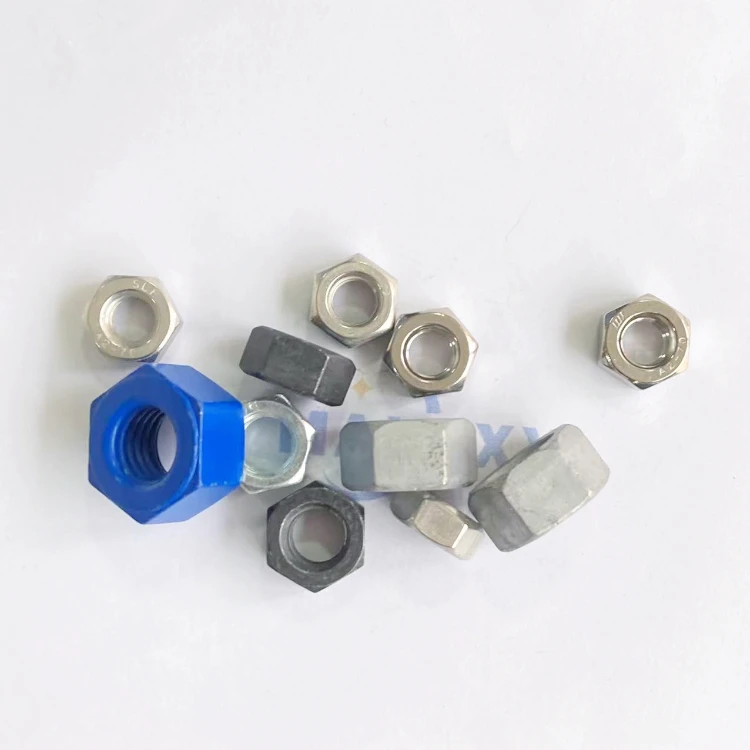 MALAXY Hot Selling Custom Stainless Steel 304/316 GB6172 Standard Hex Nuts High Quality M8 M10 M12 M14 M16 M18 M20 Hexagon Nuts