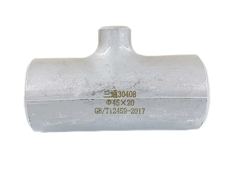 Bw Tee Sch 40s Размеры ASME B16.9 ASTM A312-Gr-Tp-316L S равный тройник