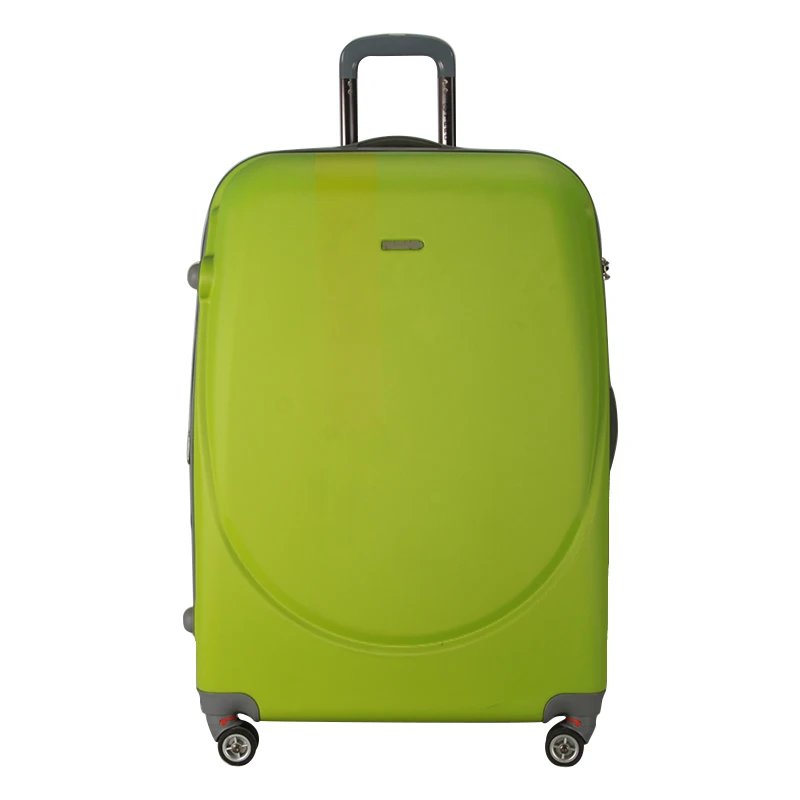 Lemon green super light 20 24 28 inch 3 pieces wholesale traveling luggage sets