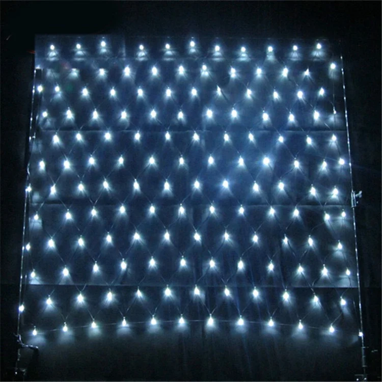 Baby Pink Hot Christmas Decoration 96\/210\/670 Mesh Fairy String Party Automatic Rgb Led Net Light