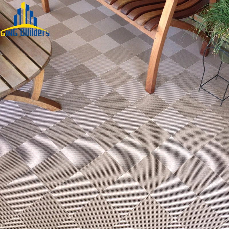 Gingbuilders высокое качество Oem/Odm баскетбольная площадка натурального цвета; Dri Дек розовый 4 см крышка для защиты от пыли анти-скольжения пола гаража