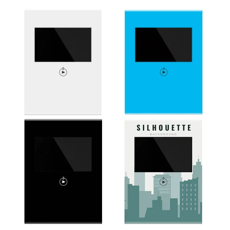 Multi-size LCD digital signage and display HD poster indoor 5 inch small wall-mounted  table advertising machine HD display