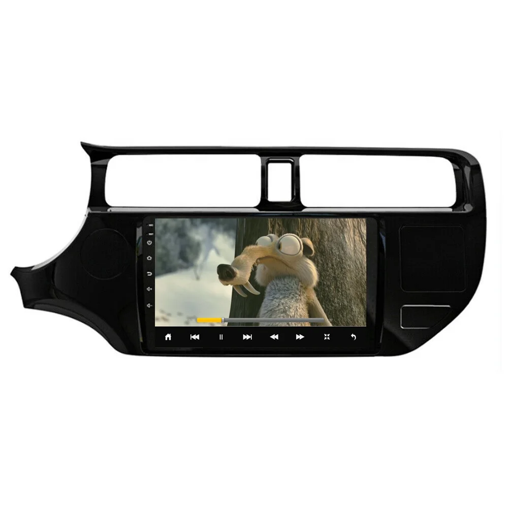 Android 9 inch IPS Multimedia GPS Radio Headunit Car Stereo For Kia Rio(2012-14) Support FM/AM RDS+CarPlay